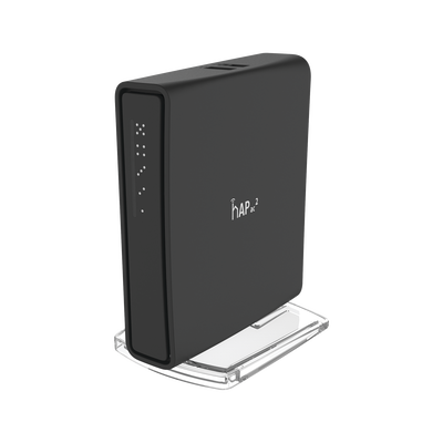 (hAP ac2) 5 Puertos Gigabit Ethernet, 1 puerto USB, Doble Banda 802.11 b/g/n/ac, antena de 2.5 dBi hasta 500 mW de Potencia
