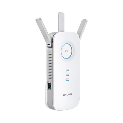 [RE450] Repetidor / Extensor de Cobertura WiFi AC, 1750 Mbps, doble banda 2.4 GHz y 5 GHz, con 1 puerto 10/100/1000 Mbps, 3 antenas externas