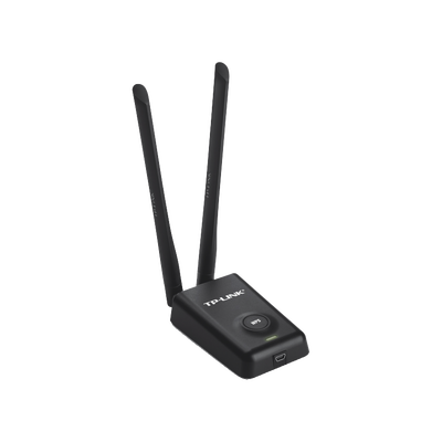 [TL-WN8200ND] Adaptador de alta potencia USB  inalámbrico/ WiFi N 300 Mbps / Frecuencia de 2.4 GHz / 2 Antenas Externas de 5 dBi / Compatibilidad Windows y Linux