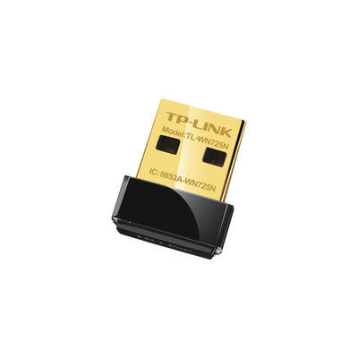 [TL-WN725N] Adaptador USB  Nano inalámbrico N 150 Mbps 2.4 GHz con 1 antena interna