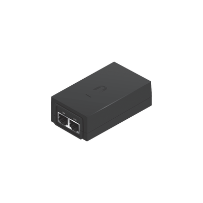 [POE-50-60W] Adaptador PoE Ubiquiti de 50 VDC, 1.2 A puerto Gigabit para equipos airFiber