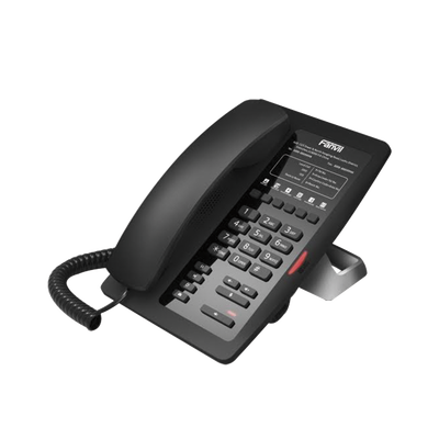 [H3F] Teléfono IP para Hotelería, profesional con 6 teclas programables para servicio rápido (Hotline), plantilla personalizable con PoE 