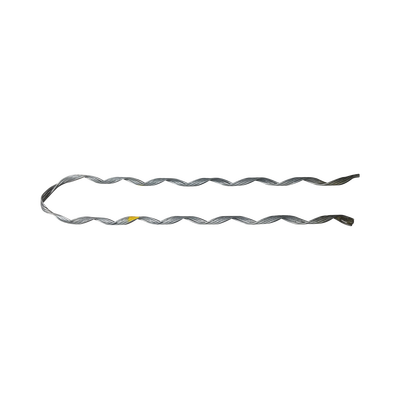 Remate Preformado de Acero Galvanizado para fibra Mini-ADSS, Diámetros 6-7 mm (Estructura de 4 hilos con Polvo Abrasivo) 