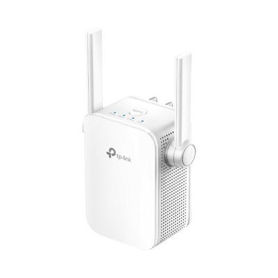 [RE205] Repetidor / Extensor de Cobertura WiFi AC, 750 Mbps, doble banda 2.4 GHz y 5 GHz, con 1 puerto 10/100 Mbps con 2 antenas externas