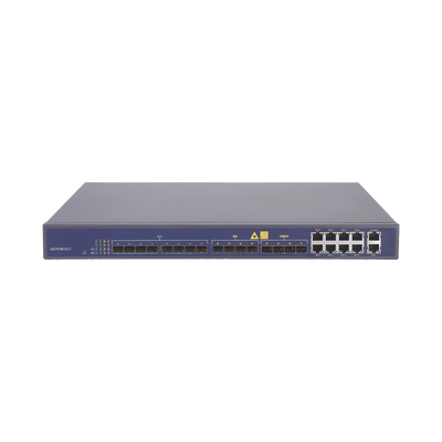 [V1600-D8] OLT de 8 puertos EPON con 16 puertos Uplink (8 puertos Gigabit Ethernet + 4 puertos SFP + 4 puertos SFP+), hasta 512 ONUs
