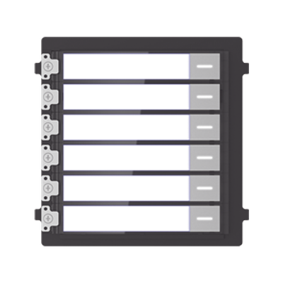 [DS-KD-KK] Módulo de Botones Para Videoportero Modular / Llamada de un solo Toque / Soporta Hasta 6 Monitores Principales