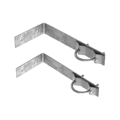 [SMR-PH] Juego de 2 Herrajes de Pared para Sujeción de Mástil (1-1/4" a 2")