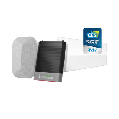 KIT Amplificador de Señal Celular, HOME COMPLETE | Mejora la Señal Celular de todos los Operadores | Cubre áreas en interior de hasta 1200 m² con 4 antenas