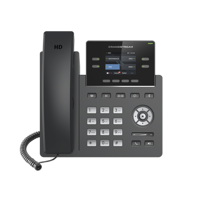 Teléfono IP Wi-Fi, Grado Operador, 4 líneas SIP con 2 cuentas, pantalla a color 2.4", codec Opus, IPV4/IPV6 con gestión en la nube GDMS
