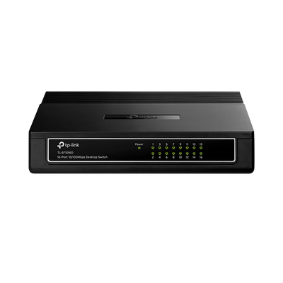 [TLSF1016D] Switch no administrable de 16 puertos 10/100 Mbps para escritorio
