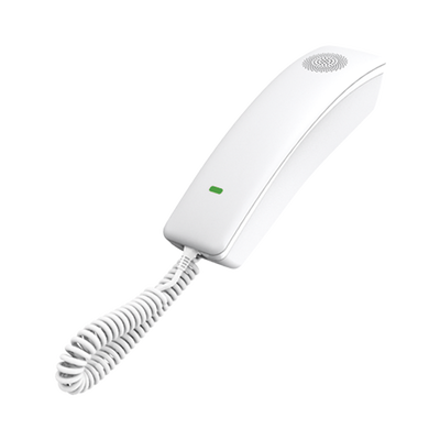 [H2U-W] Teléfono IP profesional para Hotelería, montaje en pared,  teclado numérico estándar, conferencia de 3 vías, Opus y PoE.