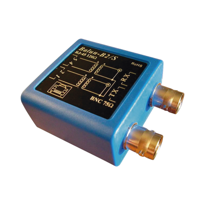 [BALUN-E1] Balun E1 -Adaptador BNC hembra 75 ohms a jack RJ45 120 ohms 