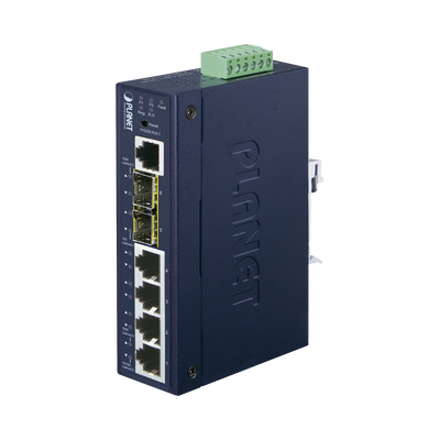 [IGS-5225-4T2S] Switch Industrial Administrable Capa 2 con 4 Puertos 10/100/1000T y 2 Puertos SFP 1G/2.5G