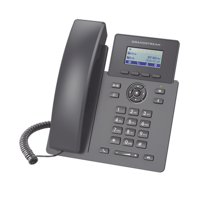 [GRP-2601] Teléfono IP Grado Operador, 2 líneas SIP con 2 cuentas, codec Opus, IPV4/IPV6 con gestión en la nube GDMS