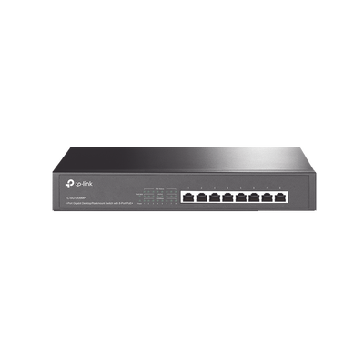 [TL-SG1008MP] Switch Gigabit PoE+ no administrable de 8 puertos 10/100/1000 Mbps, para escritorio