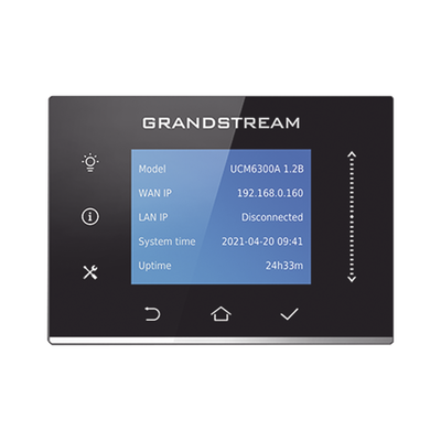 [UCM6300A] Conmutador IP-PBX 250 usuarios, hasta 50 llamadas simultaneas, solución para PyMEs