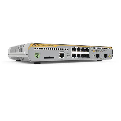 [AT-X230-10GT-10] Switch Administrable Capa 3, 8 puertos 10/100/1000 Mbps + 2 puertos SFP Gigabit