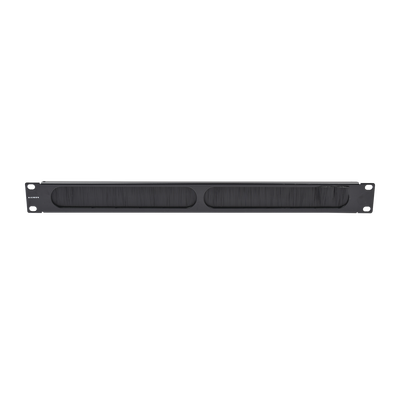 [PNL-BRSH-1] Tapa Ciega para Rack de 19in, Tipo Cepillo de Nylon, para Paso de Cables y Mejor Manejo Térmico, Color Negro, 1UR