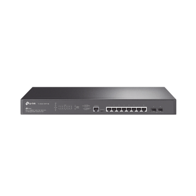 Switch L2+ Omada PoE+ / 8 Puertos PoE+ MultiGigabit 2.5G / 2 Puertos SFP+ 10G / 2 Puertos Consola (RJ45 y microUSB) / Administración Centralizada Omada o Stand-Alone / Multicast IGMP / Presupuesto PoE 240W / Montaje en Rack / (SG3210XHPM2)