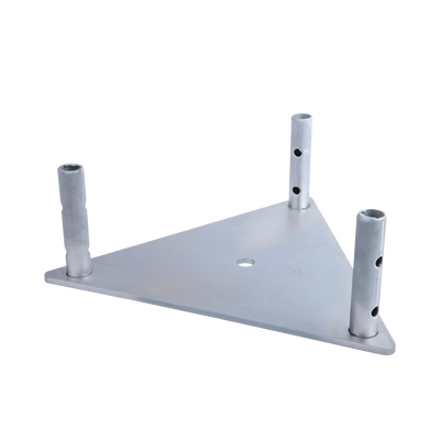Base Triangular para Tramo STZ45 Galvanizado Electrolítico.
