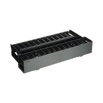 [NCMH2] Organizador de Cables Horizontal NetManager, Doble (Frontal y Posterior), Para Rack de 19in, 2UR