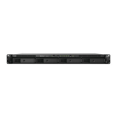 Unidad de Expansión Synology RX418 | 4 Bahías SATA HDD/SSD 3.5" y 2.5" | eSATA | Profundidad 30 cm | Compatible con RackStation 1U | Administración DSM.