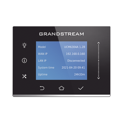 [UCM6304A] Conmutador IP-PBX para hasta 1000 usuarios y 150 llamadas simultaneas, 4FXO, 4FXS, solución para PyMEs