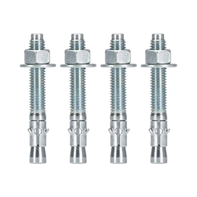 [RFAKIT] Kit de Anclaje a Piso, Para Rack de 2 o 4 Postes, Fabricado en Acero, 4 Piezas 