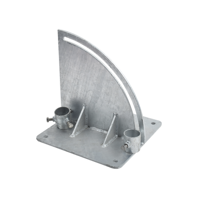 Base para Mástil con Ajuste de Ángulo. Diámetros de Mastil: 1" a 2" 