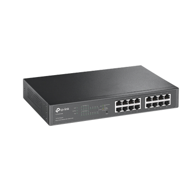 [TL-SG1016PE] Switch Easy Smart PoE+, 16 puertos 10/100/1000Mbps, 8 puertos PoE+, 150W