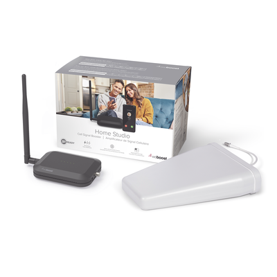 [530-166] KIT de Amplificador de Señal Celular Home Studio/ Datos 2G, 3G, 4G / Llamadas / Mejora la señal para cubrir hasta 60 m² como una habitación, casa pequeña o departamento.