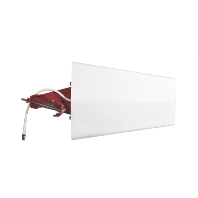 [314-445] Antena Direccional de Banda Ancha de Alto Desempeño, 698-960 MHz / 1695-2700 MHz, conector F hembra. 75 Ohm de impedancia.