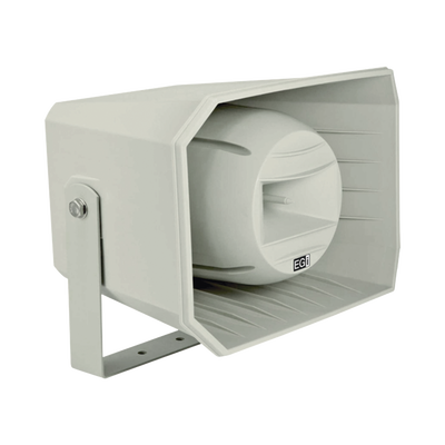 [1601] Bocina HiFi PoE Ethernet IP, de 2 vias 30W, grado de protección IP66 Gris Claro