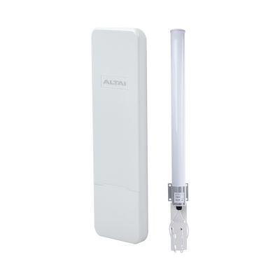 Super Kit WiFi Omnidireccional en 2.4 GHz para WISP, Hasta 300 m de Cobertura, El Kit Incluye Punto de Acceso C1XN+ y Antena Omnidireccional  de 10 dBi, Administración en Nube Gratis con INSIGHTS