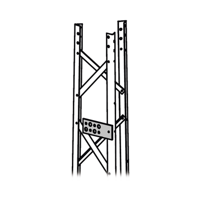 [TRY-T-TXB] Guía Simple para Guiado de Cableado de Comunicación. Compatible con línea TITAN. Incluye Tornillo, Tuerca y Arandela.