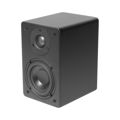 [CT4] Altavoz de Estantería | Woofer  de 4'' | Tweeter de 1 | Acabado negro mate | 40 watts | 8ohms