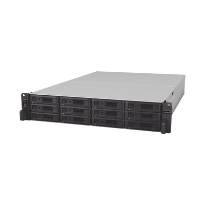 [RS3621RPXS] Servidor de Almacenamiento Synology RackStation RS3621RPxs | 12 Bahías | Procesador Intel Xeon D-1531 de 6 Núcleos | 8 GB DDR4 ECC | Expandible a 36 Bahías | Energía Redundante | Compatible con Virtualización y RAID.