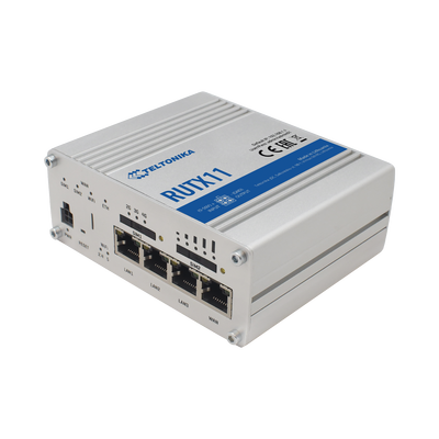 Router Industrial LTE 4.5G Cat 6 / 300 Mbps / WiFi 5 Dual Band / 4 Puertos Gigabit / Doble SIM / GNSS / PoE