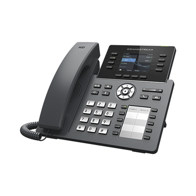 [GRP2634] Teléfono IP Wi-Fi, Grado Operador, 8 líneas SIP con 4 cuentas, pantalla a color 2.8", puertos Gigabit, Bluetooth, PoE, codec Opus, IPV4/IPV6 con gestión en la nube GDMS