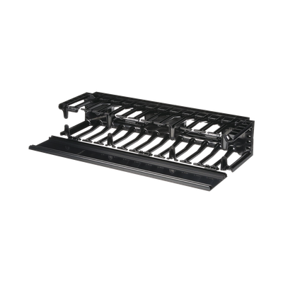 [NMF2] Organizador de Cables Horizontal NetManager de Alta Densidad, Sencillo (Solo Frontal), Para Rack de 19in, 2UR