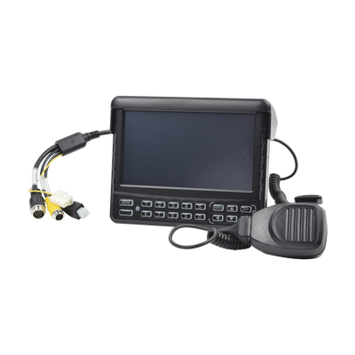 [XMRCP4] Panel de Control Dáctilar Multifuncional con Monitor de 7" / Soporta Audio de Dos Vías / Compatible con DVR´s Móviles XMR Epcom 