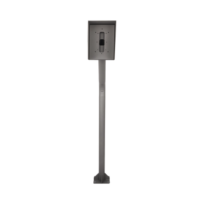 [POSTEINT-KIT] Poste y Cubierta industrial para montaje de Porteros IP Fanvil y Grandstream, altura de 1.2 metros, pintura electrostática color gris.