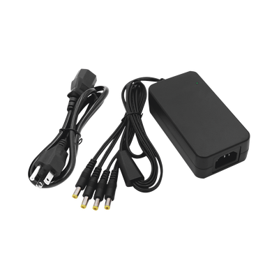 [PLK12DC4CH] Fuente de Poder de 4 Salidas tipo Jack Macho de 12 Vcc / 5 Amper