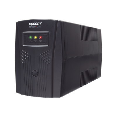 [EPU850L] UPS de 850VA/510W / Topología Línea Interactiva / Entrada y Salida 120 Vca / Regulador de Voltaje AVR 80-150 Vca / Clavija NEMA 5-15P / 4 Tomas NEMA 5-15R /Sin RJ11 ni RJ45