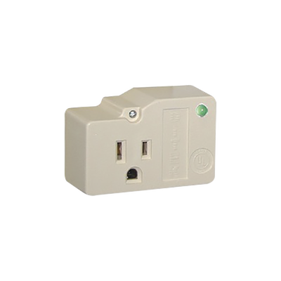 Protector Plug Pared / 120 VCA 15 A / 40,000 A / LED Diagnóstico / Transformadores de Alarma