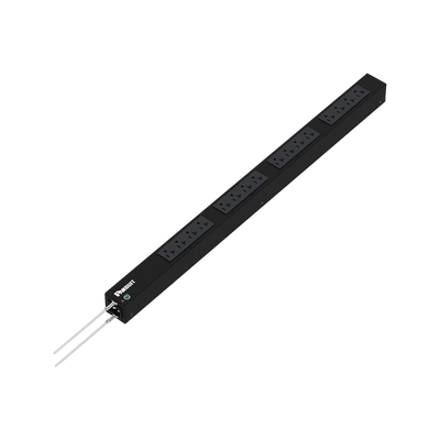 [P16B04M] PDU Básico para Distribución de Energía, Enchufe de Entrada NEMA 5-15P, Con 16 Contactos NEMA 5-20R, de Instalación Vertical, 15 Amp, 120 Vca