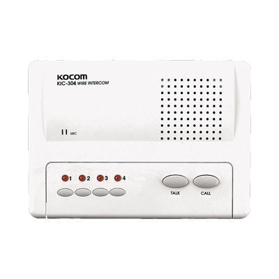 [KIC-304] Sistema de intercomunicador manos libres para 4 extensiónes