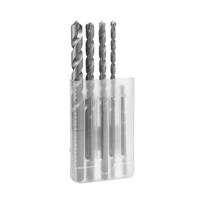 Juego de 5 Pzas. de Broca para Concreto, Zanco Recto (3/16", 1/4", 5/16", 3/8" y 1/2").
