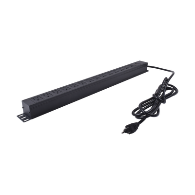 Unidad de Distribución de Energía (PDU) / 14 Tomas / 125 V / Montaje Vertical / Cable 1.90 m (6.2 ft) / Gabinete 650 mm (25.6 in) de Ancho