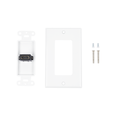 Placa de Pared 1 Puerto HDMI Hembra a Hembra